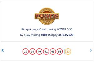 ​2 vé xổ số Vietlott cùng trúng Jackpot 2 vào ngày 31/3