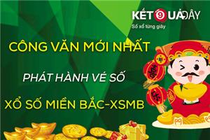 Công văn mới nhất về phát hành vé số Miền Bắc ngày 23/4
