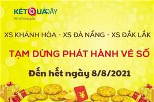 Tạm dừng phát hành vé số Khánh Hòa, Đà Nẵng và Đắk Lắk